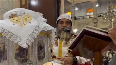 الأنبا بضابا يترأس قسمة صوم الآباء الرسل الأوائل.. شاهد