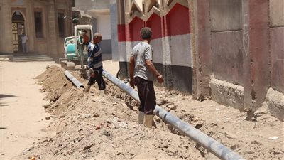 الفيوم تنتهي من مشكلة ضعف المياه بقرية فيديمين بسنورس 