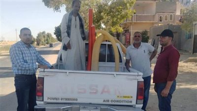 إزالة حالات سرقة مياه الري على جانبي الترع بالفيوم 