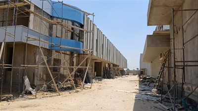 استمرار أعمال الإنشاءات بمستشفى أبوصوير المركزي بالإسماعيلية 