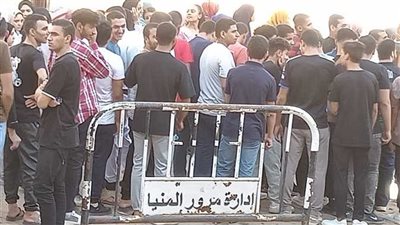 تباين آراء طلاب الثانوية العامة بالمنيا حول امتحان الكيمياء والجغرافيا