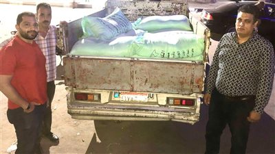 ضبط 1850 كيلو دقيق مدعم قبل تهريبه بالفيوم 