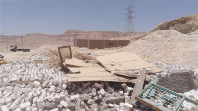  حملة إزالات التعديات بقرية المحروسة بقنا