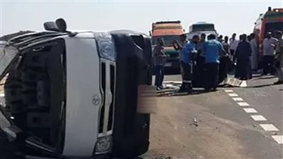 إصابة 4 أشخاص في حادث تصادم بأسوان