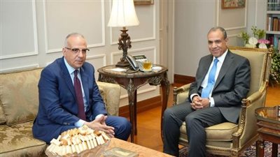 وزير الخارجية والهجرة يستقبل وزير الموارد المائية والرى