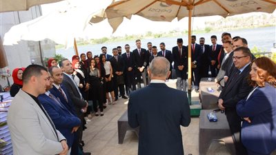  طلاب حقوق فى زيارة علمية للمحكمة الدستورية العليا بالقاهرة