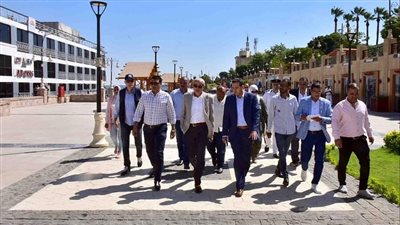 في أولي جولاته.. عمارة يشدد على تشجير الشوارع بالأقصر