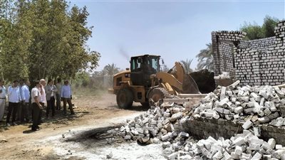 إنطلاق أعمال الموجة الثالثة والعشرين لإزالة التعديات بالفيوم 