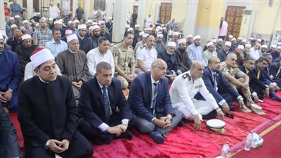 محافظ القليوبية يشهد الاحتفال بالعام الهجري الجديد بمسجد ناصر بمدينة بنها