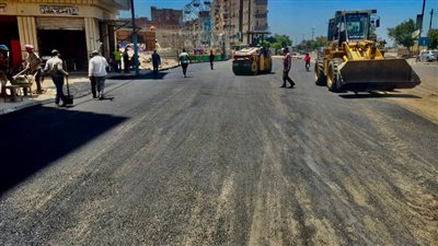 تطوير منطقة مساكن الأوقاف ورصف شارع سكة الوسط بحي أول طنطا