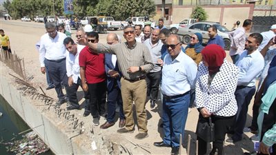 محافظ الجيزة يتفقد أعمال تأهيل وتدبيش مصرف المريوطية 