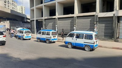 حملات على سيارات الأجرة بالبحيرة للتأكد من الالتزام بخطوط السير 