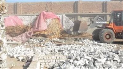 حملة مكبرة لإزالة الإشغالات والباعة الجائلين في بنها