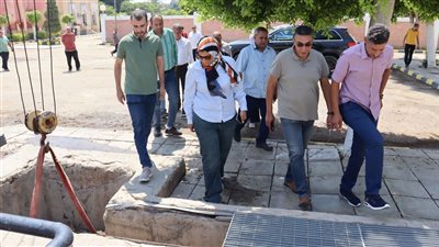 رئيس جهاز الشيخ زايد تتفقد سير العمل بمأخذ محطة مياه الشرب بمنطقة برقاش