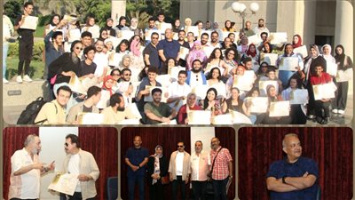 مهرجان المسرح المصري يمنح شهادات مشاركة للمتدربين في ورشة السينوغرافيا