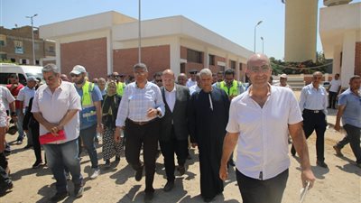 محافظ الجيزة: تنفيذ توسعات محطة مياه منشأة القناطر لتصل قدرتها إلى 80 ألف م3 يوميا 