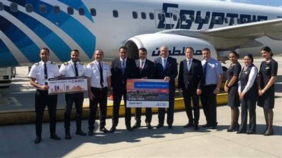 سفير مصر في التشيك يشهد تدشين خط مصر للطيران بين القاهرة وبراج