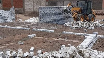 إزالة 8 حالات تعدٍ على الأراضي الزراعية بالفيوم 