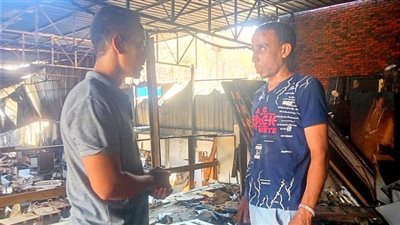 النار غلبتنا.. صرخات وسط حريق مصانع النزهة الجديدة