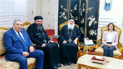 محافظ البحيرة تستقبل وفود الكنيسة الأرثوذكسية والطائفة الإنجيلية 