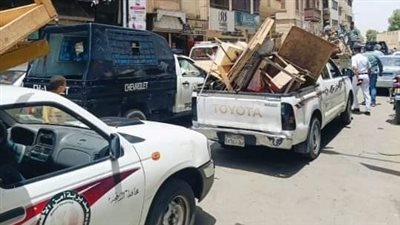 خلال حملة لشرطة المرافق.. تحرير 49 محضر إزالة إدارية جنوب الأقصر 