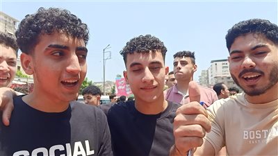 ارتياح طلاب الثانوية العامة بالدقهلية لسهولة الجيولوجيا والجبر وعلم النفس 