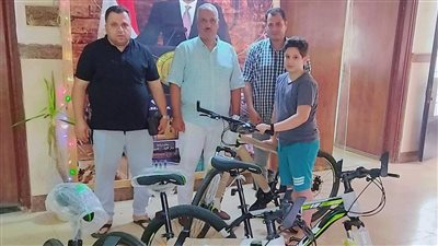 شباب ورياضة القليوبية تواصل تسليم الدراجات الهوائية ضمن مبادرة