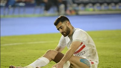 الزمالك يعلن إصابة حمزة المثلوثي بقطع في الرباط الصليبي