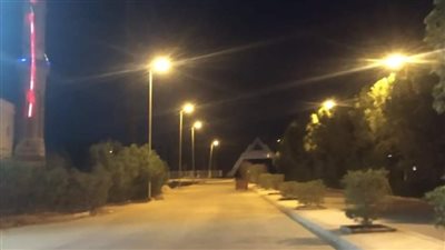 رئيس جهاز مدينة سوهاج الجديدة يتابع أعمال رفع كفاءة وصيانة أعمدة الإنارة