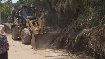 إزالة 26 حالة تعدٍ على الأراضي الزراعية بالشرقية