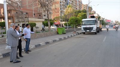 رفع  740 طن قمامة بالمنطقة المركزية بالدقهلية