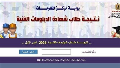 رسميًا| إتاحة نتيجة الدبلومات الفنية برقم الجلوس 