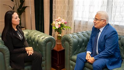 وزيرة التضامن تبحث تطورات العمل في ملف التأمينات الاجتماعية