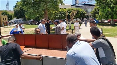 أسوان: رفع 1243 حالة إشغال طريق