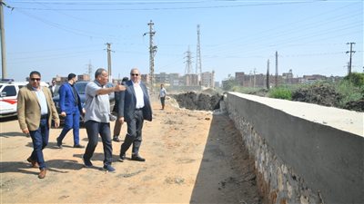 محافظ الغربية يتابع الموقف التنفيذي لمحور النعناعية