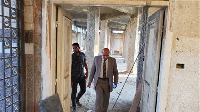 نائب رئيس قصور الثقافة يتفقد أعمال تطوير قصر ثقافة منيا القمح