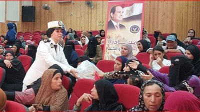 قوافل إنسانية وطبية لأهالي كفر الشيخ برعاية الداخلية