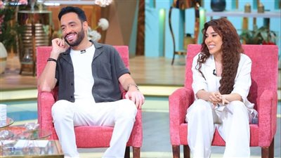 رامي جمال وزوجته في ضيافة منى الشاذلي ..الليلة