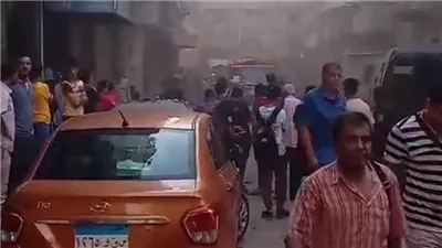 حريق بكنيسة الملاك ميخائيل بشرق الاسكندرية 