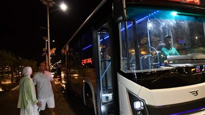 بدء التشغيل التجريبي للحافلات الكهربائية بشرم الشيخ