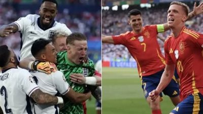 موعد مباراة إنجلترا وإسبانيا في نهائي يورو 2024.. والقنوات الناقلة 