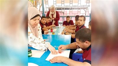 تنمية مهارات ذوى الهمم ضمن أنشطة ثقافة الجيزة