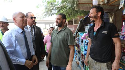 محافظ القاهرة يتايع أعمال التطوير بالزاوية الحمراء وحدائق القبة .. صور