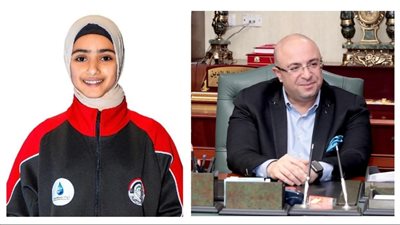  المحافظ يهنئ ابنة بني سويف بعد حصولها على نوط التميز من الرئيس السيسي 