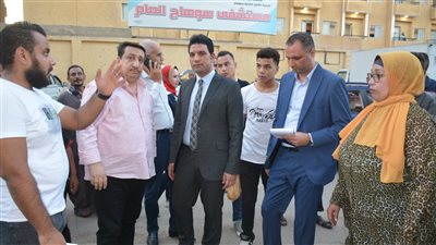 نائب محافظ سوهاج يقود حملة مرافق بنطاق حي غرب