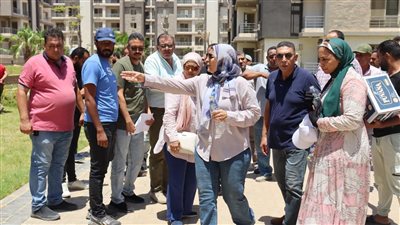 رئيس جهاز مدينة الشيخ زايد تتفقد مشروع وحدات 