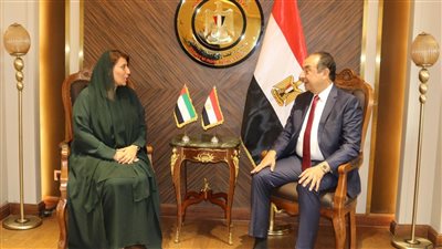 وزير قطاع الأعمال يبحث مع يستقبل سفيرة الإمارات سبل تعزيز التعاون المشترك