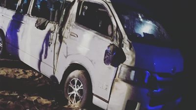 إصابة 5 أشخاص فى حادث إنقلاب سيارة على طريق طور سيناء