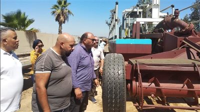 رئيس مياه القناة يتفقد سير العمل بمحطة معالجة سرابيوم بالإسماعيلية
