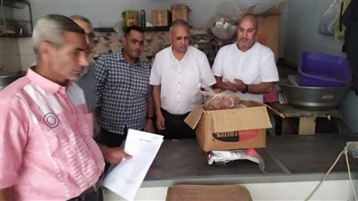 ضبط  39.5 كيلو لحوم دواجن غير صالحة للاستهلاك الأدمي بالغربية